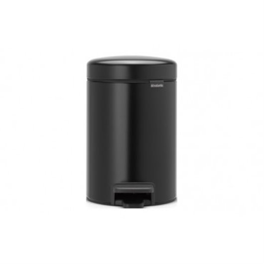 Cubo Pedal New Icon Negro Mate 3 L Brabantia