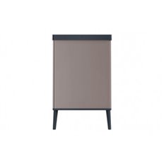 Cubo Rectangular Iml Con Patas Verto 54L Nude Rosa Curver
