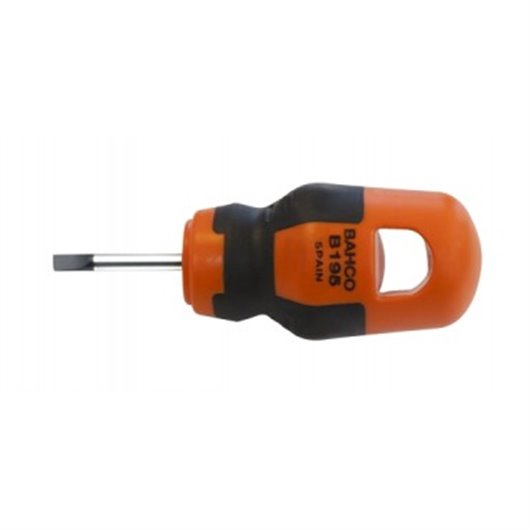 Destornillador Bahcofit Extracorto Boca Recta 5 X 25 Bahco
