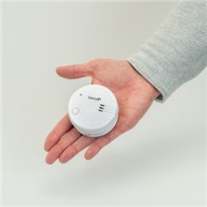Detector Humo Mini Pack 2 Unid. 85D Indicador Bateria Baja Boton Test Garza