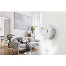 Detector Humo Mini Pack 2 Unid. 85D Indicador Bateria Baja Boton Test Garza