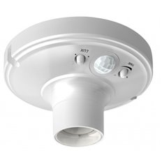 Detector Movimiento Portalamparas Angulo 120 6-8 Mts Reg. Crepuscular Garza