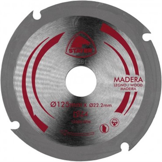 Disco Corte Madera Hss 125X2X22.2 Z4 Widia