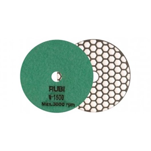 Disco Pulido Flexible Diamantado Seco  100 Mm Gr.1500 Rubi