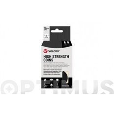 Disco Union Desmontable Velcro Stick On Alta Carga 6 Uds  45 Mm Ultrafuerte Negro