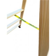 Escalera Madera Tijera 3+3 Peldaos Plabell