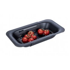 Escurridor Extensible Fregadero Sivo 37-50Cmx7Cm Negro Wenko
