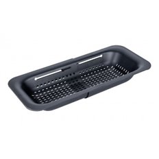 Escurridor Extensible Fregadero Sivo 37-50Cmx7Cm Negro Wenko