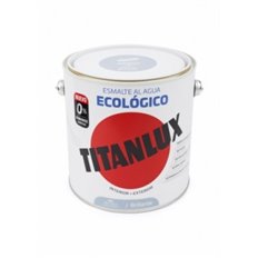 Esmalte Al Agua Ecologico Brillante 2,5 L Gris Perla Titanlux