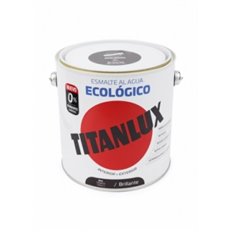Esmalte Al Agua Ecologico Brillante 2,5 L Tabaco Titanlux