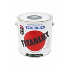 Esmalte Al Agua Ecologico Brillante 2,5 L Verde Mayo Titanlux