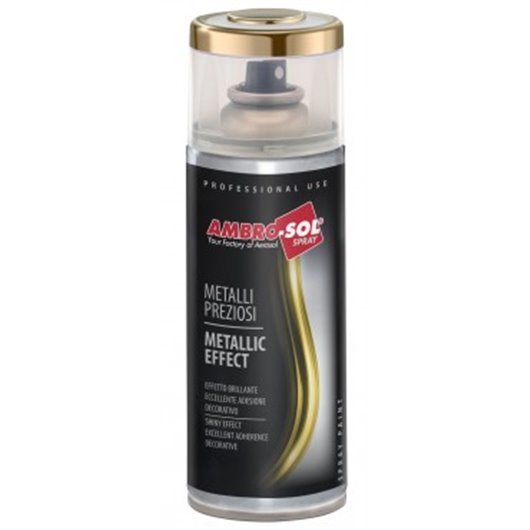 Esmalte Efecto Oro Espejo 400 Ml Ambro-Sol