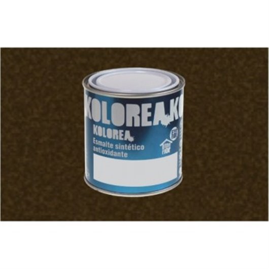 Esmalte Sintetico Antioxido Forja 250 Ml Marron Kolorea