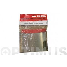 Espatula Carrocero Inox 50-80-100-120 Mm (4 Uds) Kolorea