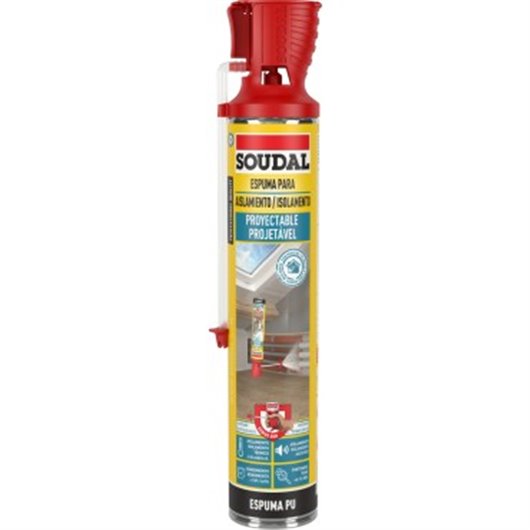 Espuma Poliuretano Proyectable Genius Dosificado Precision 700 Ml Soudal