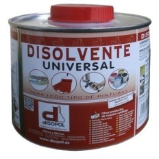 Disolvente Limpieza  Universal  Envase Metalico Nitro Disopol 500 Ml