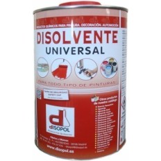 Disolvente Limpieza  Universal  Envase Metalico Nitro Disopol 1 Lt