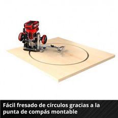 Fresadora Profesional A Bateria Tp-Ro 18 Set Li Bl S/Bateria