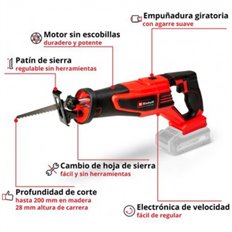 Sierra Sable A Bateria Tp-Ap 18/28 Li Bl S/Bateria