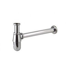 Sifon Botella Extensible Laton Cromado Con Alargadera/Plafon Hidrotecnoagua