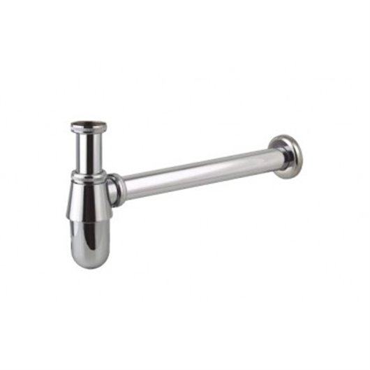 Sifon Botella Extensible Laton Cromado Con Alargadera/Plafon Hidrotecnoagua