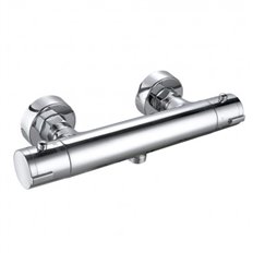Grifo Monomando Termostatico Ducha Coral Cromo Artic