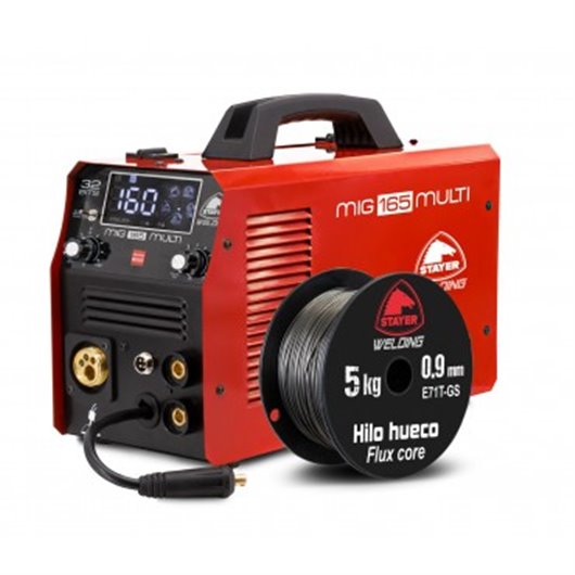 Grupo Soldar Mig 165 Multi + Regalo Bobina Hilo Hueco 5Kg