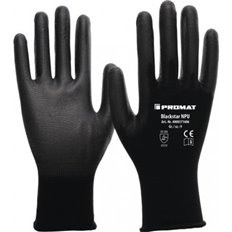 Guante Nilon Recubrimiento Pu Blackstar Negro T 10 Promat