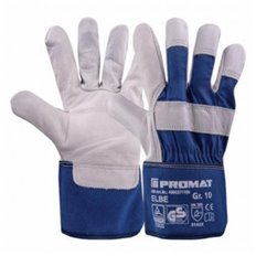 Guante Piel Vacuno Elbe Azul/Gris T 10 Promat