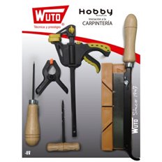 Herramientas Marqueteria Kit Iniciacion 6 Pz Hobby Wuto 6