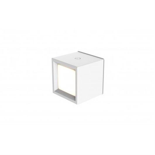 Lampara Pared Interior Cuadrada Inalambrico Blanca Box 8 300Lm 3000K Ip20 Newgarden