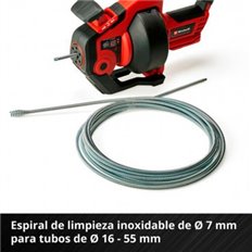 Limpiador De Tuberias A Bateria Te-Da 18/760 Li S/Bateria