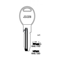 Llave Cilindro En Bruto Fac Kae-12D Para Cerrojo 546 Acorazado-Cilindro Rk Jma