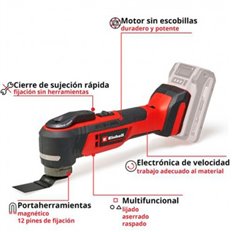 Maquina Multifuncional Electrnica Tp-Mg 18 Li Bl S/Bateria