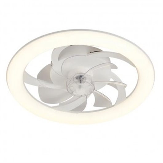 Ventilador De Techo Con Plafon Turbo Air Blanco 20W 50Cm Dupi