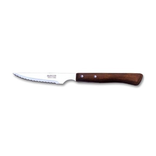 Cuchillo Cocina Chuletero 110Mm Mango Madera  Inox Arcos 371501