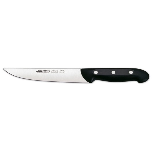 Cuchillo Cocina Cocinero  180Mm Mango Polioximetileno  Negro  Inox Arcos 150800