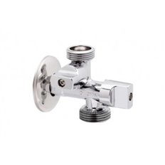 Valvula Manguera 2 Salidas Indep. 1/2"X 1/2" X 3/8" Genebre