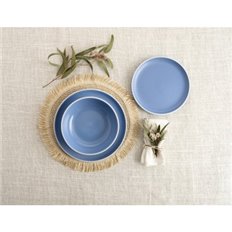 Vajilla Ceramica 12 Pzs Moana Bidasoa Azul Adi