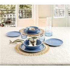 Vajilla Ceramica 12 Pzs Moana Bidasoa Azul Adi