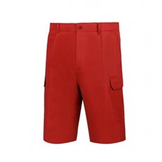 Pantalon Trabajo T40 Corto Tergal Rojo L500 Mltibol Vesin