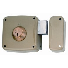 Cerradura Sobreponer 100X50Mm 5124Ahe10I Hierro Esmaltado Palanca Izquierda Lince