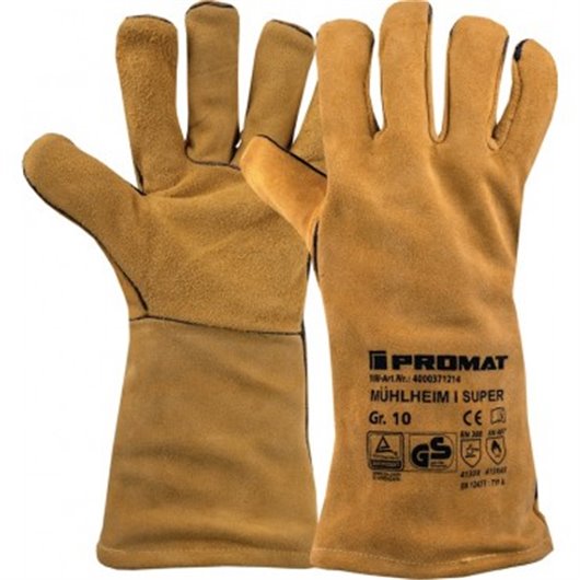Guante Piel Serraje Soldador Mhlheim I Super Am T 10 Promat