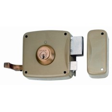 Cerradura Sobreponer 120X60Mm 5125Ahe12I Hierro Esmaltado Picaporte/Palanca Izquierda Lince