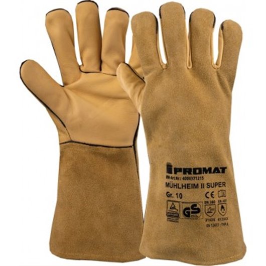 Guante Piel Flor Soldador Mhlheim Ii Super Am T 9 Promat
