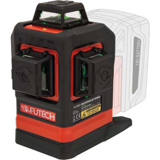 Nivel Laser Verde 3D Multi-Bateria 18V Max Acha