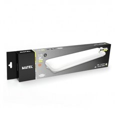 Pantalla Led Plafon Pc Aluminio 120Cm 50W 5300Lm Cct Ip20 Matel
