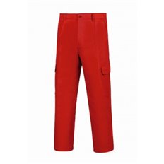 Pantalon Trabajo T62 Tergal Rojo L-500 Mltibol Pgm31Ro Vesin