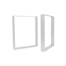 Pata De Mesa Cuadrada 710X580Mm (2 Unidades) Blanca Mate Monllor