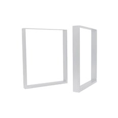 Pata De Mesa Cuadrada 710X580Mm (2 Unidades) Blanca Mate Monllor